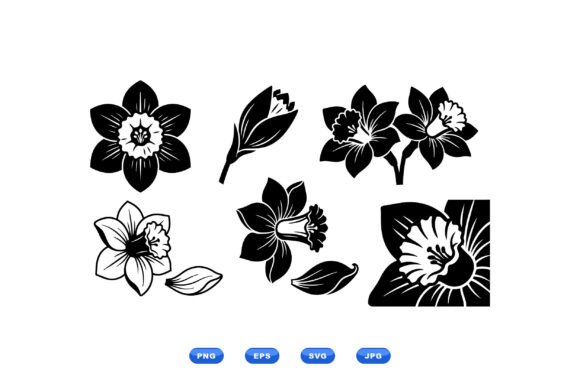 Daffodil Floral SVG Collection Review