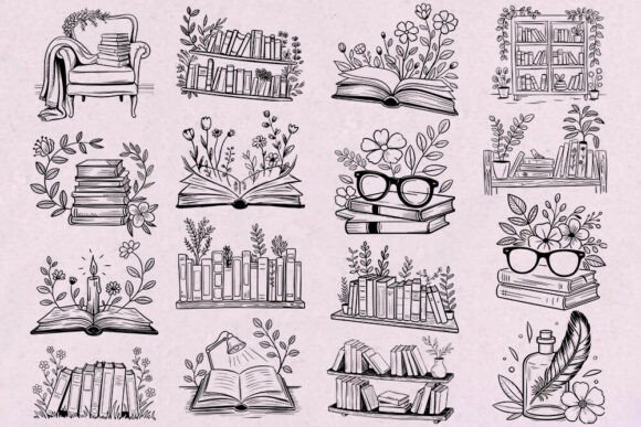 Floral Book SVG Bundle – Cozy Reading Cl Review