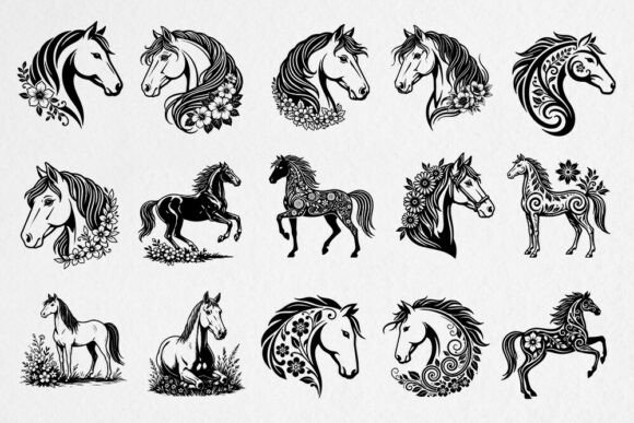 Floral Horse SVG Bundle Review