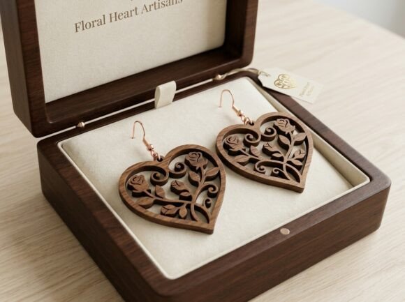 Heart Rose Laser Cut Earring Design: A Designer's Real-World Review
