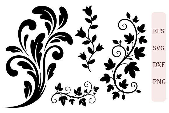 Ornate Floral Swirl SVG Set Review