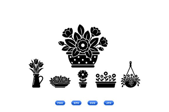Potted Floral SVG Collection Review