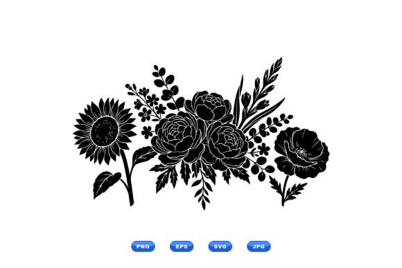 Rustic Floral SVG Bouquet Review