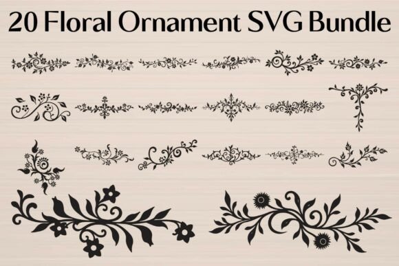 Vintage Floral Divider SVG Bundle Review